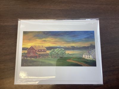 Greeting Card Montana Legacy Barn