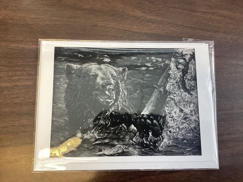 Spa Day Bear card