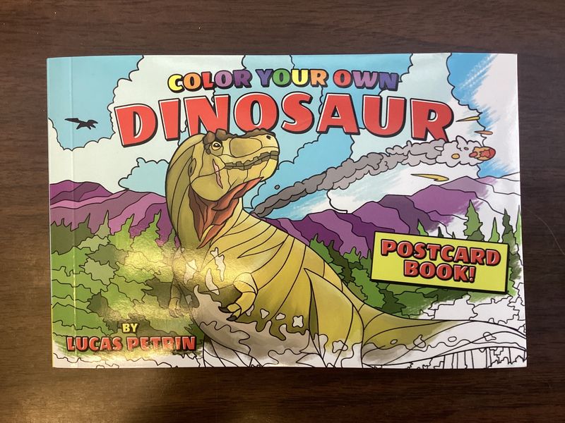 Dinosaur Postcard Book