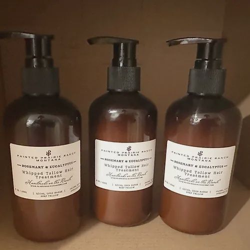 Whipped Tallow Hair Treatment, Scent: Rosemary &amp; Eucalyptus