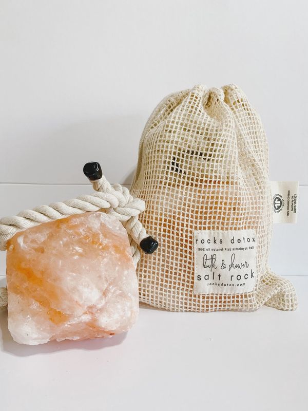 Large Pink Himalayan Bath Salt Rock - Prickly Pear