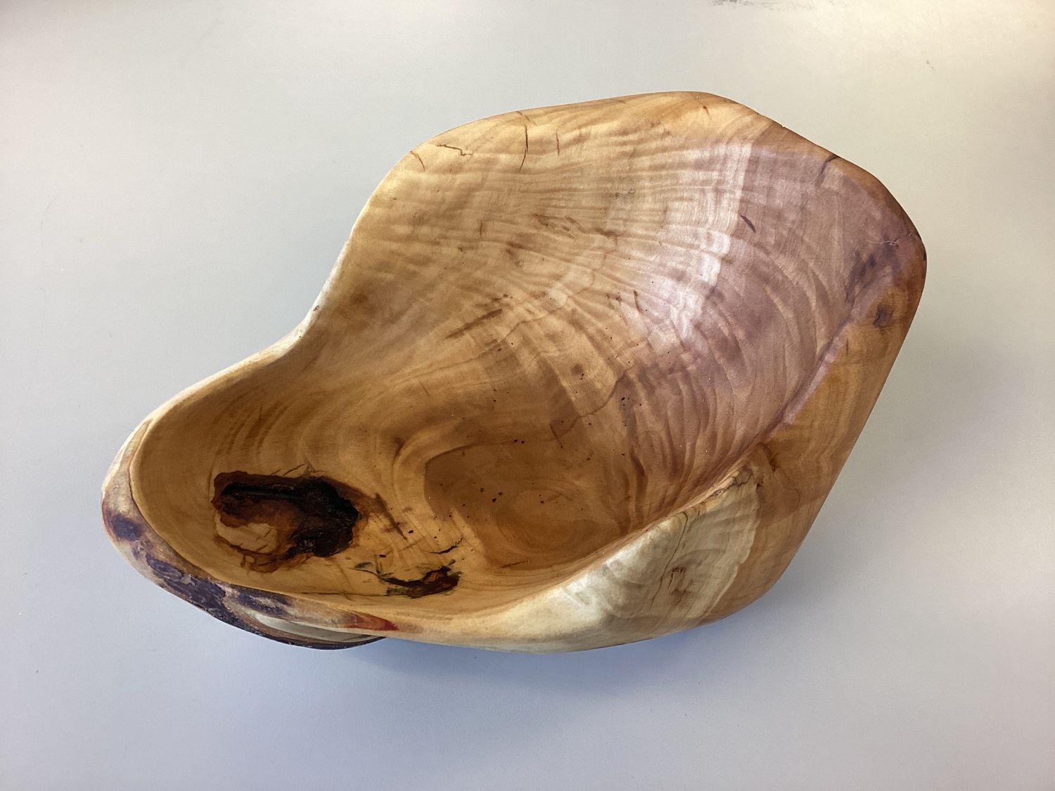 Carved Wood Bowl Medium