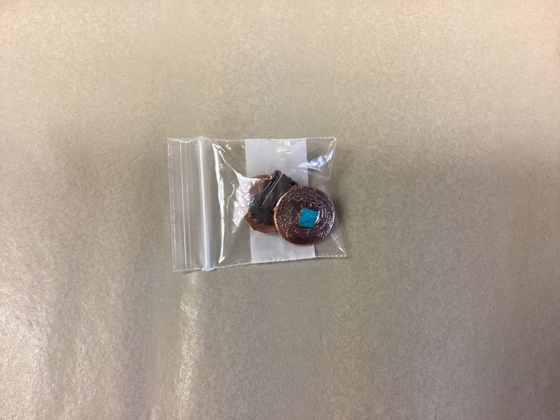 Copper Clip on Earrings Small