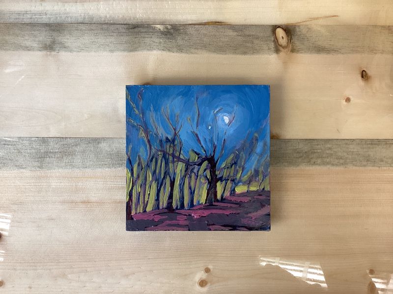 &quot;Solstice Moon&quot; Original Painting
