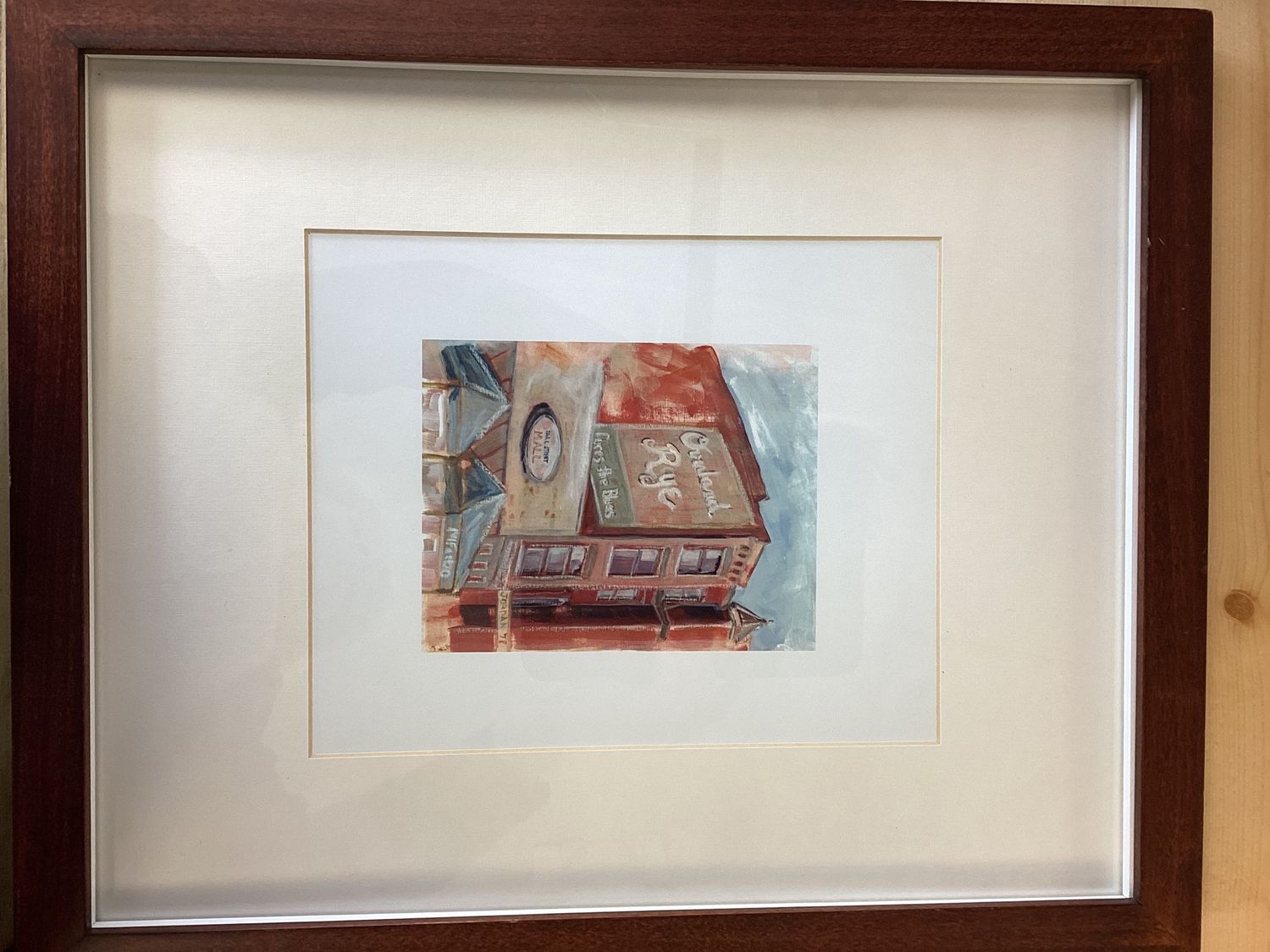 &quot;Cures the Blues&quot; print framed PRINTS AVAILABLE