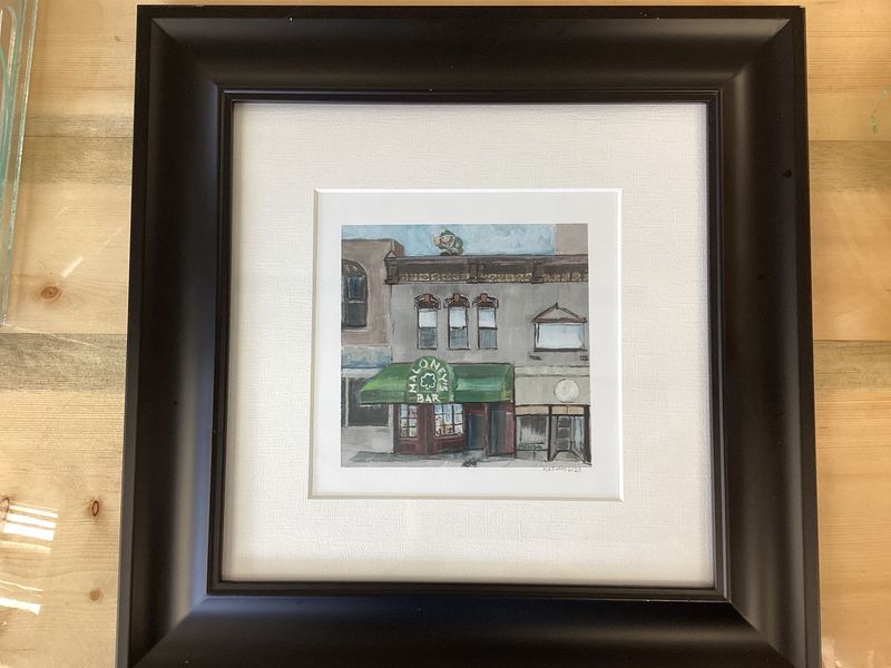 &quot;Maloney&#39;s&quot; framed print- PRINTS AVAILABLE