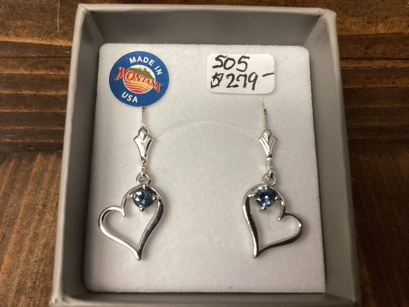 #505 Weeping Heart Dangle Earrings