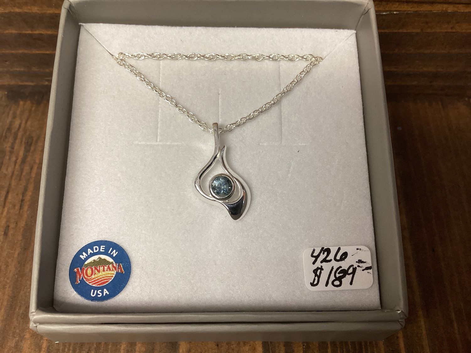 #426 Freestyle w/ Bezel Set 4mm MT Sapphire Necklace