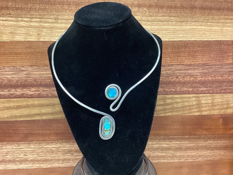 Sterling Turquoise Necklace