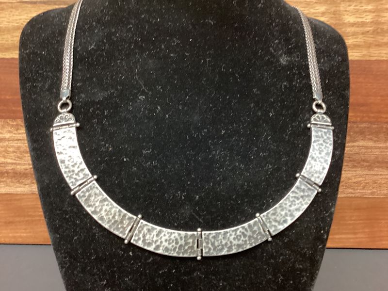 6 Bar Rectangle Link (SS925) Necklace