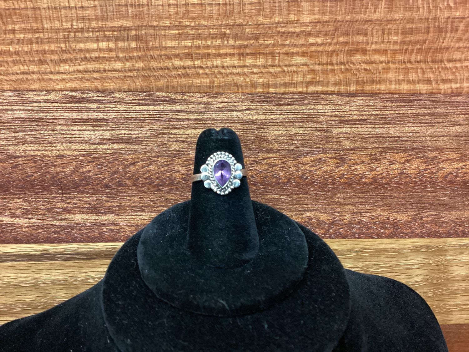 Amethyst Stone (SS925) Ring