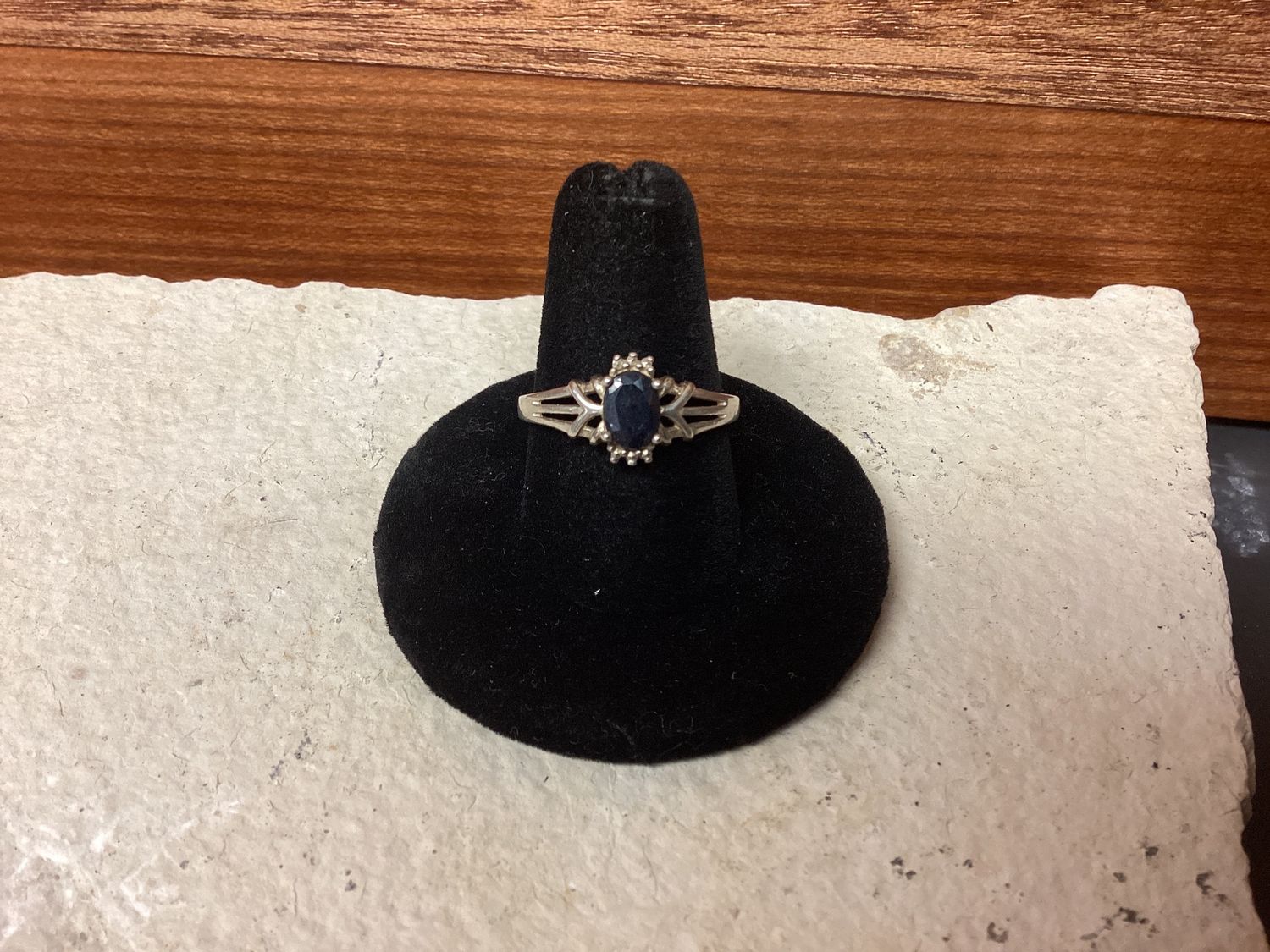 Obsidian Stone (SS925) Ring