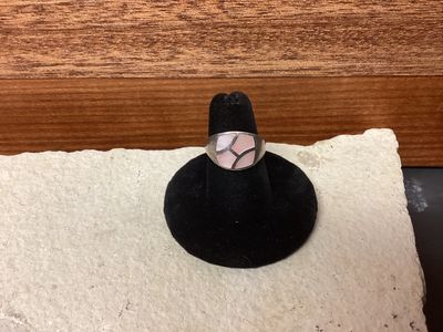 Pink Pearl Stone (SS925) Ring
