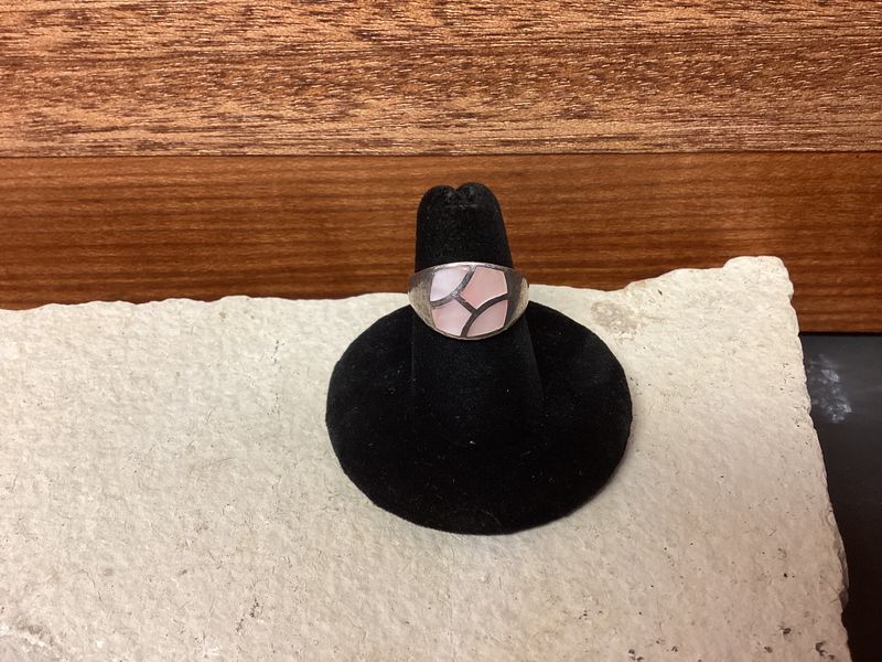 Pink Pearl Stone (SS925) Ring