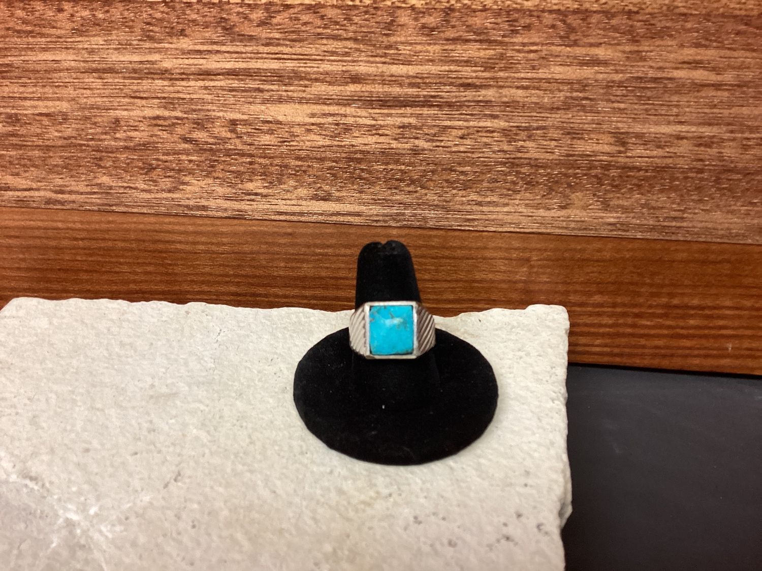Turquoise Men&#39;s  (SS925) Stone Ring
