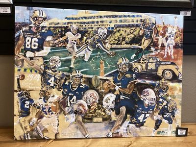 Bobcats Football Print