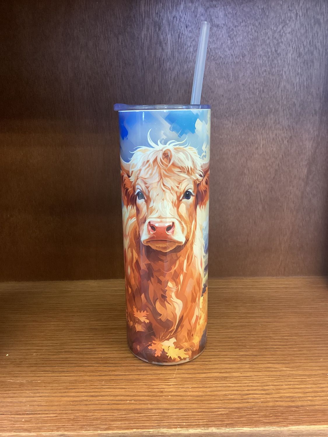 Printed Tumbler - 20oz, Design: Highland Cows
