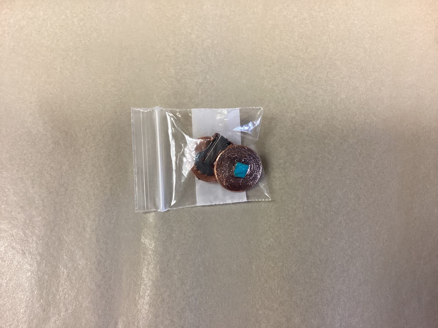 Copper Clip on Earrings Small, Style: Round Disc