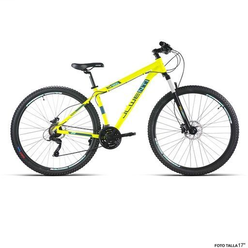 BICI 27,5_ ALUM AMARILLO F-D HIDRA. _RC300_ MICROSIFT 21VEL T-17