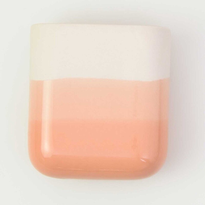 HARM &amp; ELKE dip wall vase-short Nude 067