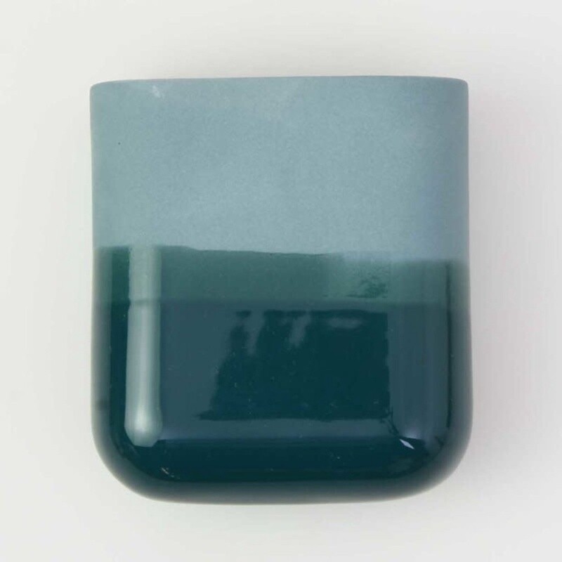 HARM &amp; ELKE dip wall vase-short Ocean 062