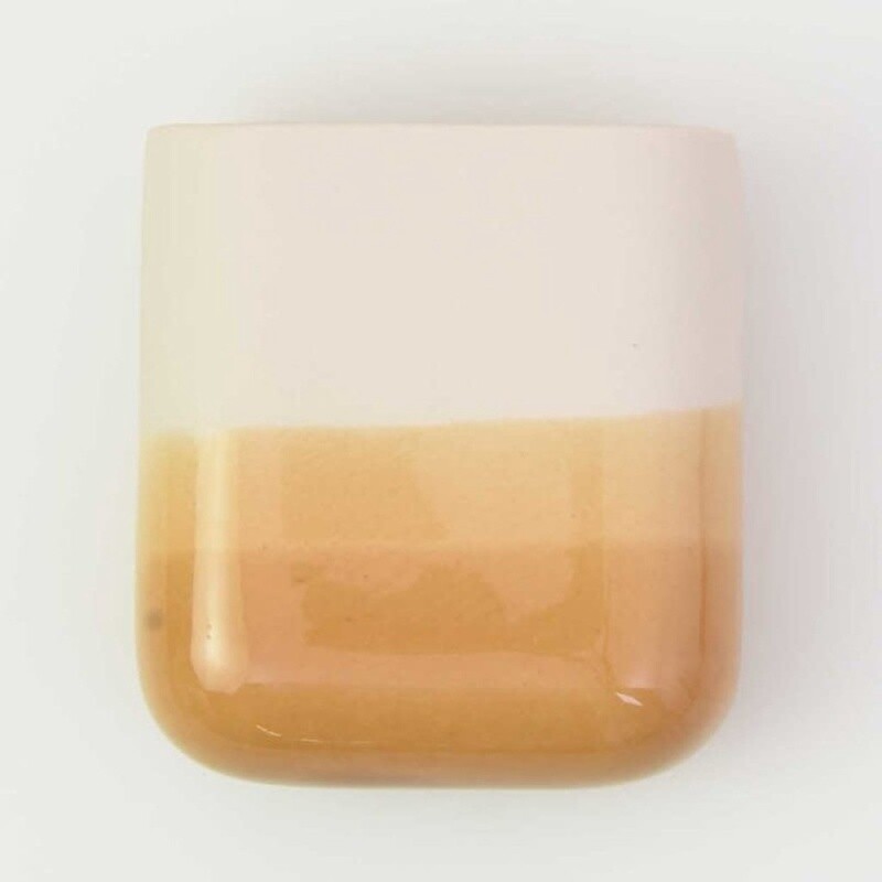 HARM &amp; ELKE dip wall vase-short Nude 041