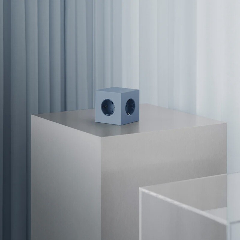 AVOLT Square 1 stekkerdoos Shark Blue