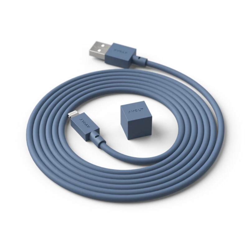 AVOLT Cable 1 oplaadkabel Ocean Blue