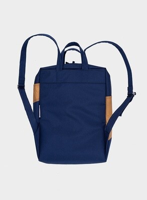 SUSAN BIJL The New Backpack Navy &amp; Camel