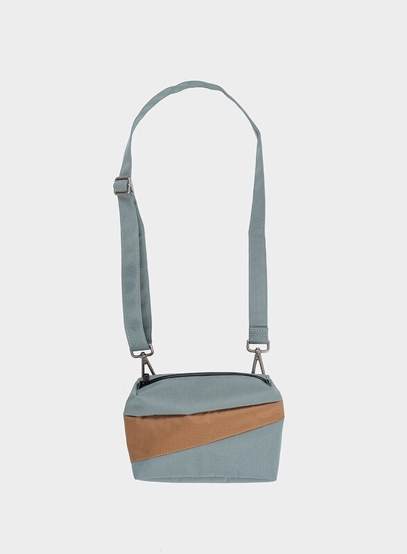 SUSAN BIJL Bum Bag Grey-camel Small
