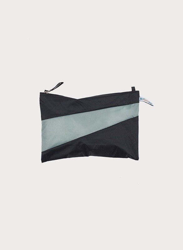 SUSAN BIJL Pouch black-grey Medium