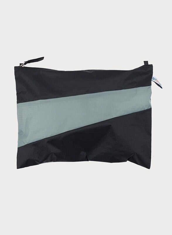 SUSAN BIJL Pouch black-grey Large