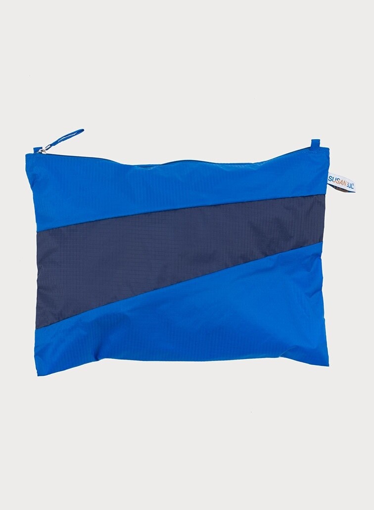 SUSAN BIJL Pouch Blue-navy Large