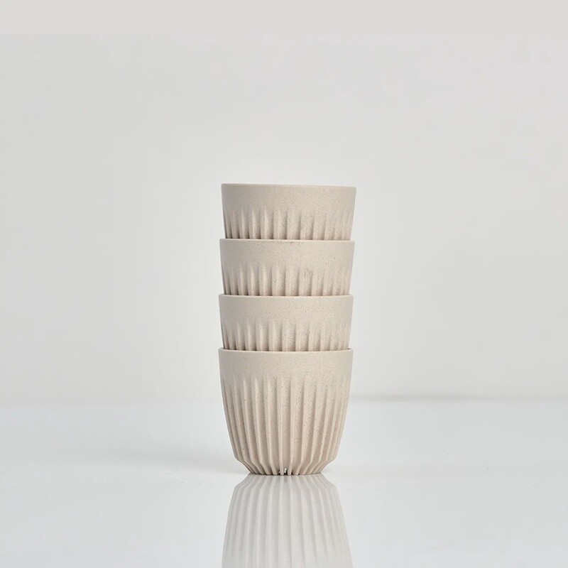 HUSKEE espresso-cup 4-pack 90ml naturel