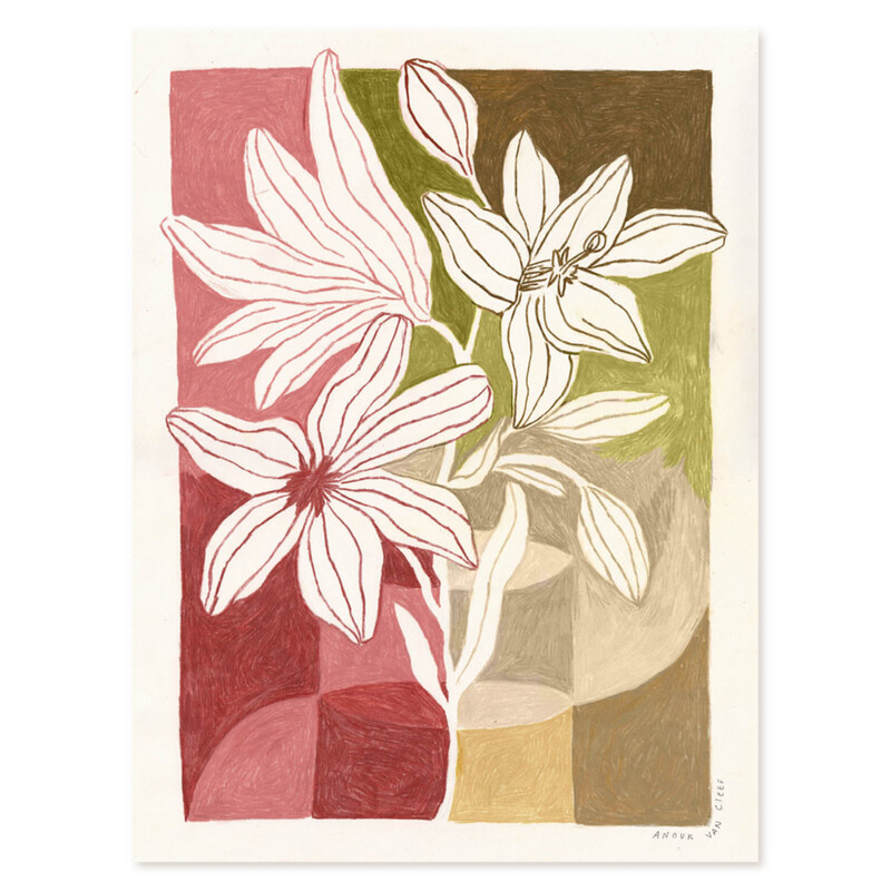 ATELIER AHA Postcard #4 Got Myself Some Lillies