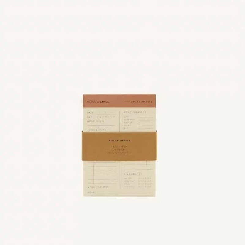 MONK &amp; ANNA daily schedule