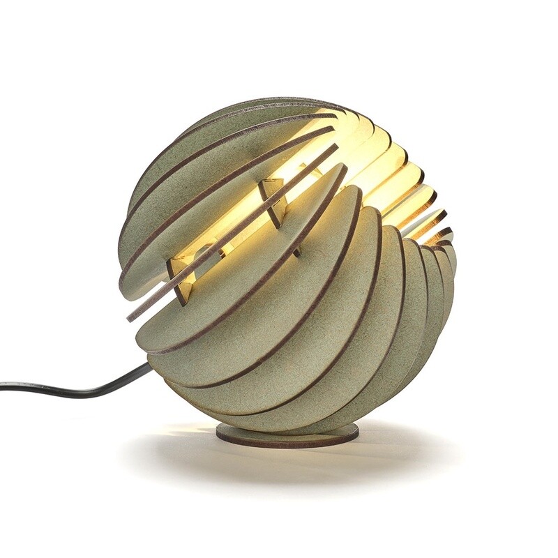 VAN TJALLE &amp; JASPER Atmosphere tafellamp Dirty mint