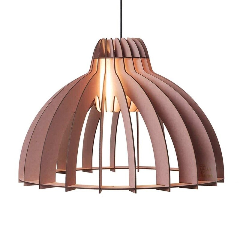 VAN TJALLE &amp; JASPER Granny Smith hanglamp aged pink