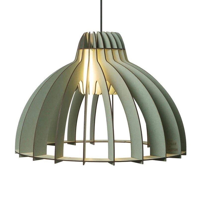 VAN TJALLE &amp; JASPER Granny Smith hanglamp dirty mint