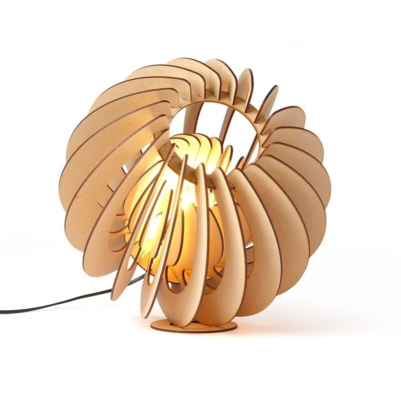 VAN TJALLE &amp; JASPER William Shakesphere vloerlamp Naturel