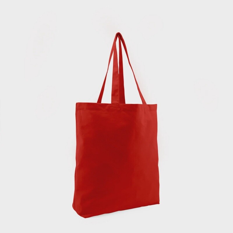 Shopper katoen Poppy Red