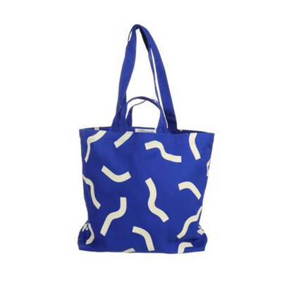 Shopper katoen Noortje Keijzer Cobalt