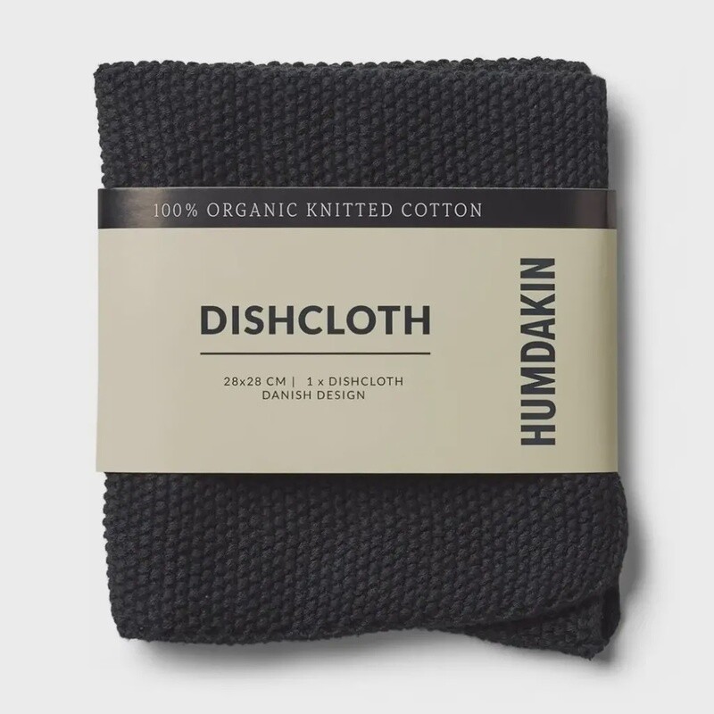 HUMDAKIN Organic Knitted Vaatdoek Coal