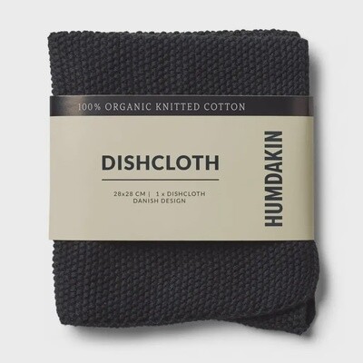 HUMDAKIN Organic Knitted Vaatdoek Coal