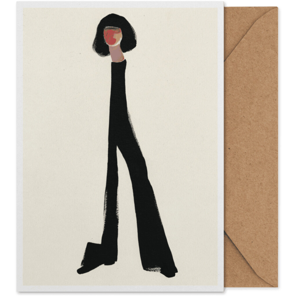 PAPER COLLECTIVE Art card A5 Black Pants
