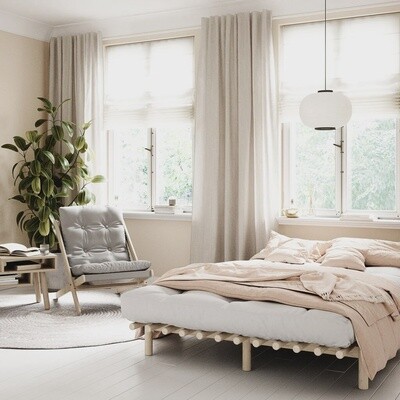 KARUP DESIGN Pace Bed blank gelakt