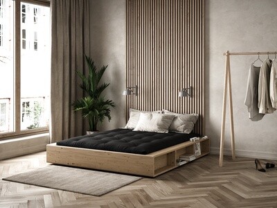 KARUP DESIGN Ziggy Bed blank gelakt