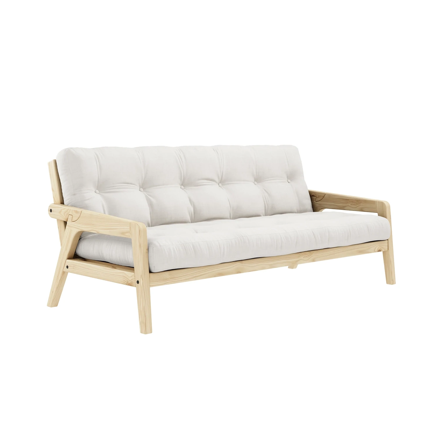 KARUP DESIGN Slaapbank GRAB naturel  gelakt, Kleur: 701 Naturel