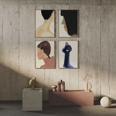 PAPER COLLECTIVE poster The Ponytail 50X70cm