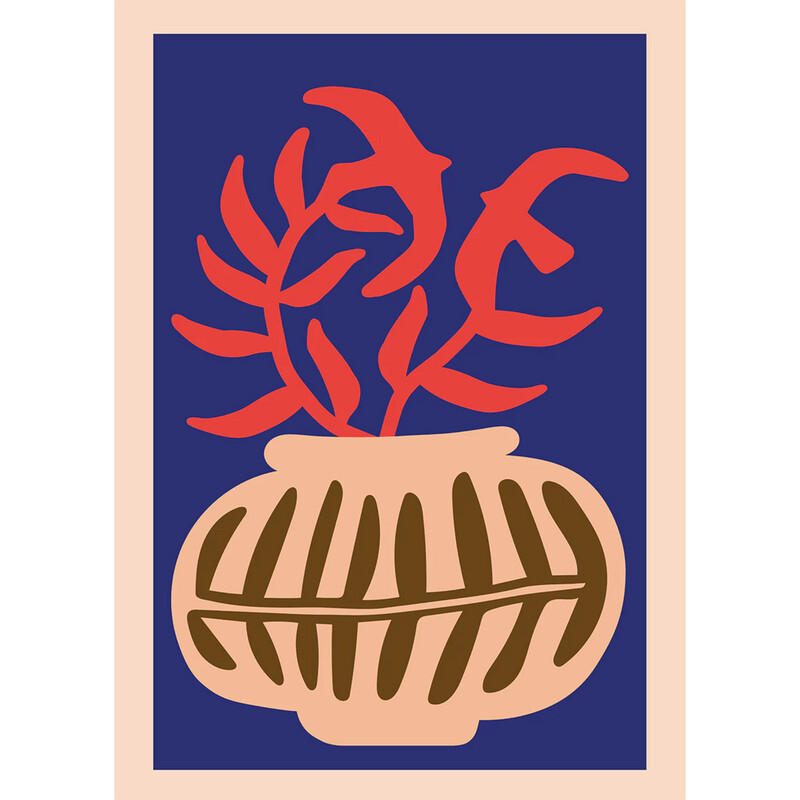 PAPER COLLECTIVE poster Floral Wings 70X100cm